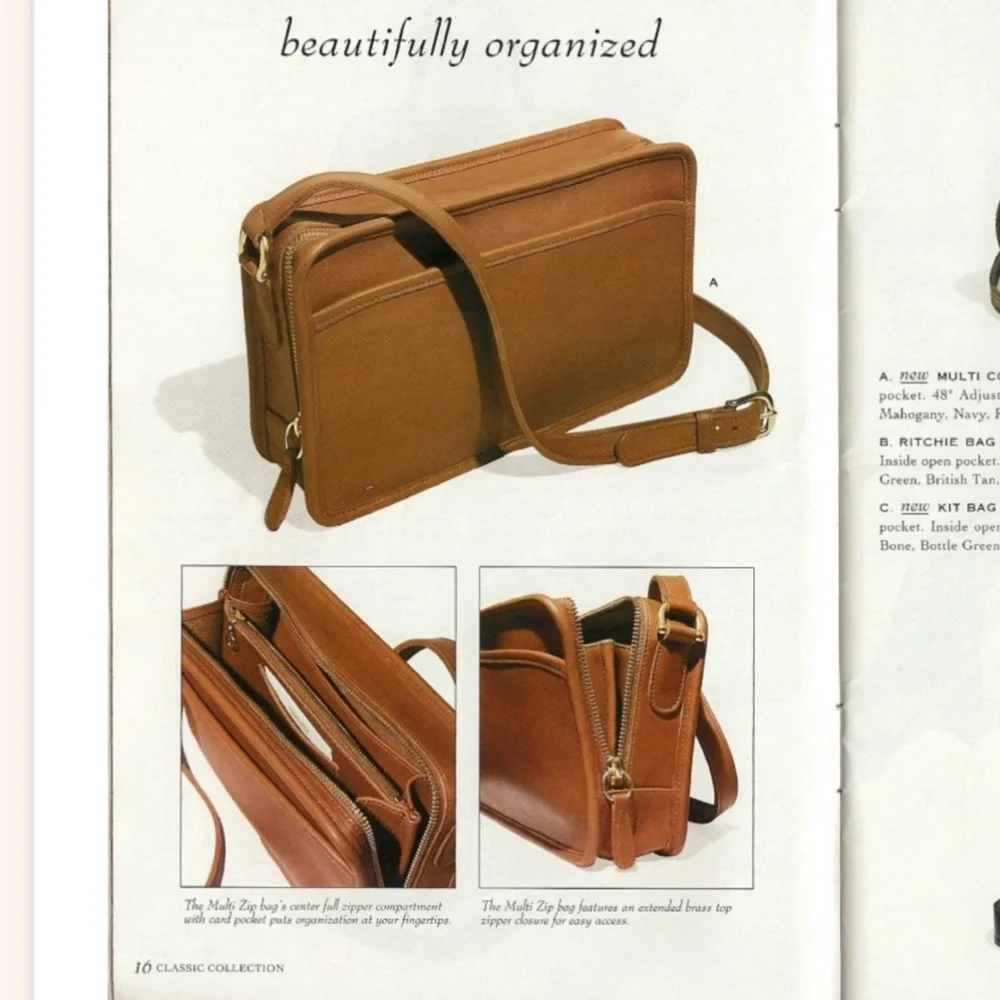 Coach Brown Leather Crossbody Bag